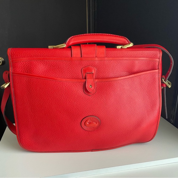 Dooney and Bourke all weather leather office Briefcase Laptop book Bag porfolio - Picture 2 of 16